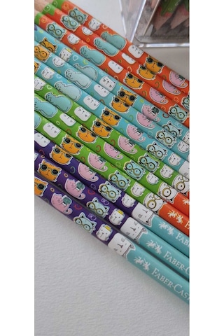 Faber Castell Kedi Desenli Kurşun Kalem 2b Siyah