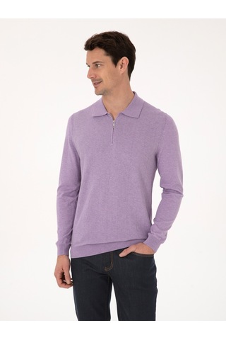 Cacharel Mor Regular Fit Kazak Pembe