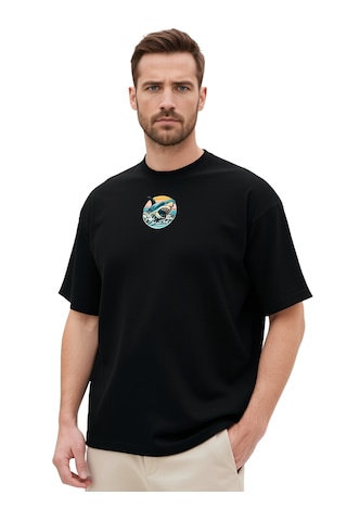 Ogc Köpek Balığı Oversize Unisex T-shirt Siyah