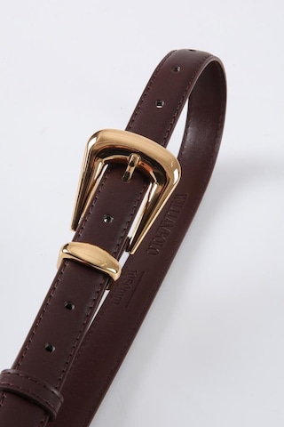 Williampolo Full Grain Deri Gold Toka Kahverengi Kadın Kemer