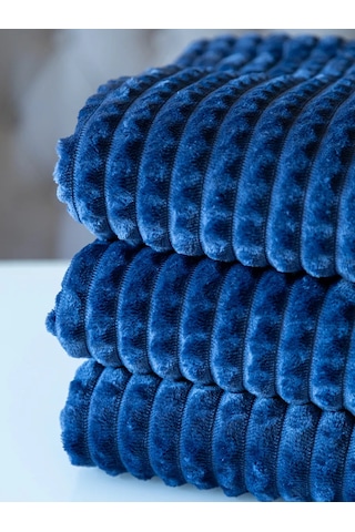 Domasnij Tekstil' Yatak İçin Örtü 200x220 Kanepe Örtüsü 373010607 Mavi