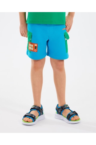 Skechers B Lw Fleece Short Büyük Erkek Çocuk Mavi Şort Sk2510046-315 Mavi