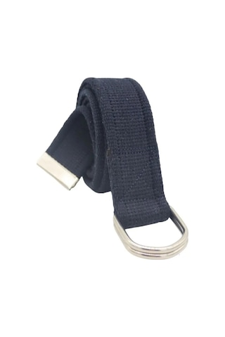 Çantachım Spor Halka Tokalı Bez Kemer Lacivert