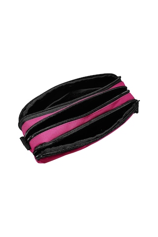 Jacbag Üç Bölmeli Çocuk ve Yetişkin Kalem Çantası - Pembe - Kadın/Kız Çocuk Çok Renkli