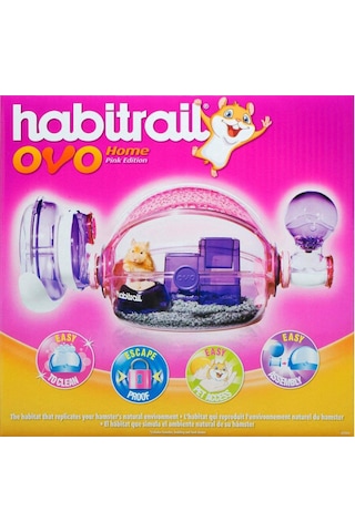 Habitrail Ovo Home Hamster Kafesi Pembe