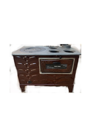 Önem Emaye Kovalı Kuzine Soba Fırınlı Uyuyan Odun Kömür Sobası