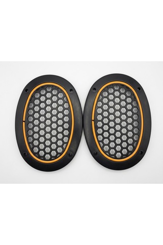 Oval Amber Neon Ledli Hoparlör Kapağı