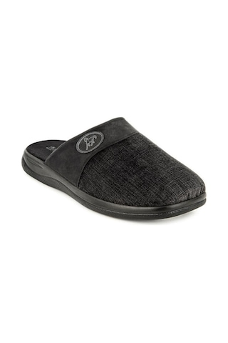 Muya Ruby 32801-001 Erkek Kışlık Ev Terliği Siyah 40-45 Siyah