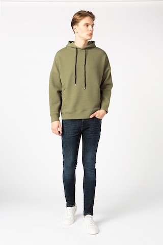 Vigoss Erkek Kapşonlu Sweatshırt 62170-00377 - Haki