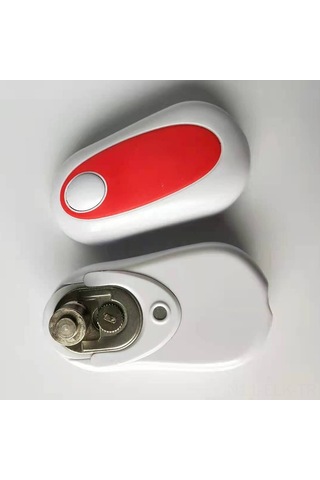 Xindoker Ev Kullanıma Uygun Elektrikli Kutu Açıcı - Minik Mutfak Aleti İle Kolay Kutu Açma - Dayanıklı Malzeme - Pil Gerektirmez Beyaz