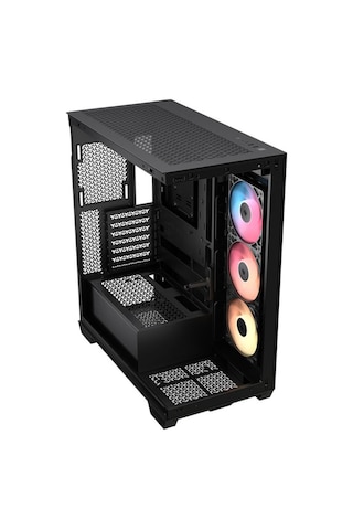 3500x Rs-r Siyah 3x120mm Argb Fan Temperli Cam Mid Tower E-atx Gaming Kasa Cc-9011322-ww