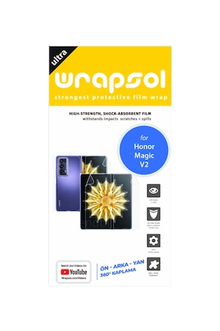 Honor Magic V2 Full Body 360 Derece Kaplama Ön Arka Ve Yan