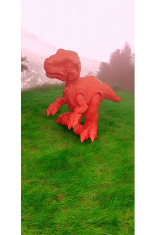 Hareketli Velociraptor Dinazor Oyuncak