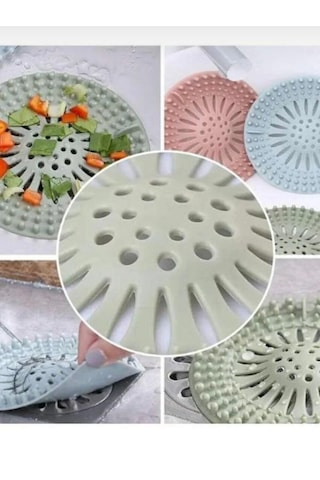 Silikon Lavabo Süzgeci Banyo Ve Mutfak Gider Kapatıcı, Çöp Tutucu Ve Tıkanıklık Önleyici Süzgeç Çok renkli Silikon Lavabo Süzgeci Banyo Ve Mutfak Gider Kapatıcı, Çöp Tutucu Ve Tıkanıklık Önleyici Süzgeç Çok renkli