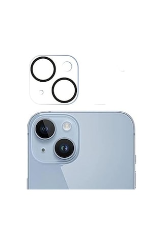 İphone 14 Ve 14 Plus Uyumlu Kamera Lens Koruyucu Temperli Cam Kamera Koruyucu 9h Sertlik Hd Şeffaf Kamera Lens Kapağı Cam Film