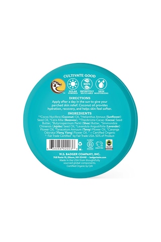 Badger Coconut After Sun Balm 56 G