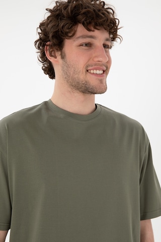 U.S. Polo Assn. Erkek Comfort Fit Bisiklet Yaka Vizon Merserize Basic Tişört 50313089-VR052