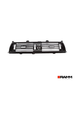 Bmw 5 Serisi F10 2010-2016 Klima Kalorifer Orta Havalandırma Izgarası - Siyah - Kromlu