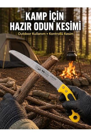 El Tipi Bahçe Bıçkısı Dayanıklı Çelik Kesim Testeresi