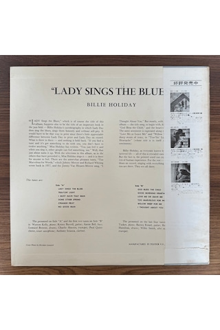 Billie Holiday Lady Sings The Blues