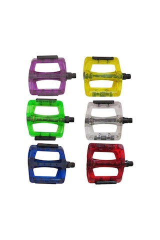 Neco Wp601 Geniş Mtb Bmx Platform Pedal 110 X 100 Mm 415 Gram Transparan Şeffaf
