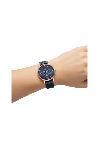 For Motion Kadın Kol Saati Bakır Renk, Mavi Kadran - Fm.b01144h.05, 2 Yıl Garantili Bakır