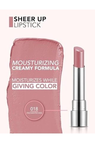 Flormar Nemlendirici Parlak Ruj- Sheer Up Lipstick- 018 Enchanted Kiss- 8682536097864 00