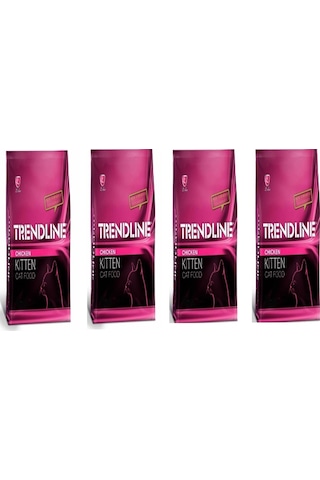 Trendline Kitten Tavuklu Yavru Kedi̇ Maması 4 x 1 KG
