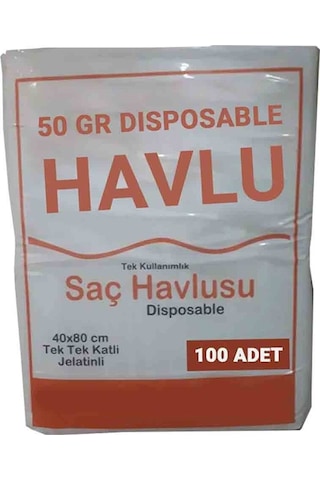 Tek Kullanımlık Kuaför Saç Havlusu 100'lü