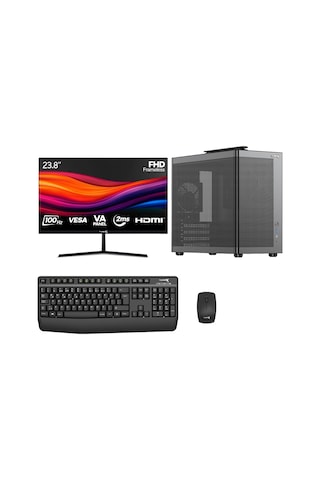 Turbox TX9100 Ultra 5 225F 16 GB 1 TB NVMe 2 GB GT730 23.8" Free Dos Masaüstü Bilgisayar