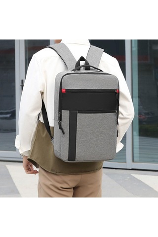 Suntek Dizüstü Sırt Çantası, Evrensel Büyük Kapasiteli Gri
