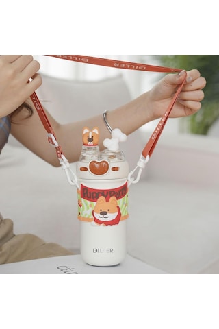 D9239 Paslanmaz Çelik Termos 520 Ml Çok Renkli