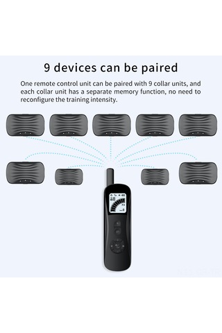 Singree Akıllı Köpek Eğitim Aracı: Uzaktan Kumandalı, 9 Seviyeli Eğitim, Giyme Algılama, Usb Şarj, 1000m Menzil