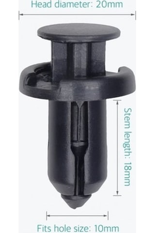 Honda Acura Tampon Klipsi Uzun Tip 10 Adet 91503-sz5-003 95-2015