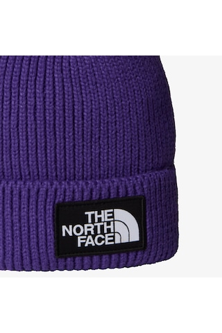 The North Face Logo Box Cuffed Unisex Mor Bere Nf0a8chenl41 Mor