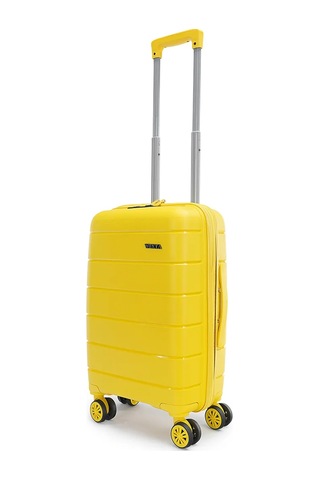Wexta Wx-pp17 Sarı Orta Boy Polipropılen Valiz Sari