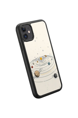 İphone 11 Uyumlu Güneşsistemigezegen Desenli Kamera Korumalı Darbelere Dayanıklı Kılıf 952-güneşsistemigezegen-iphone11