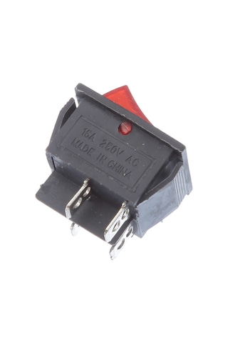 Tek-iş On Off Işıklı Anahtar Geniş Difaze 16a Elektrkli Cihaz Anahtarı