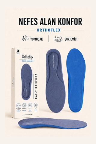 Of03 Daily Comfort Nefes Alabilen, Yumuşak Ve Darbe Emici Günlük Ortopedik Ayakkabı İçi Tabanlık
