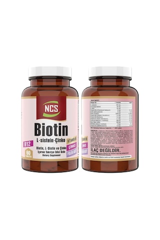 Ncs Biotin L Sistein Çinko 60 Tablet + Nevfix D3-K2 120 Tablet
