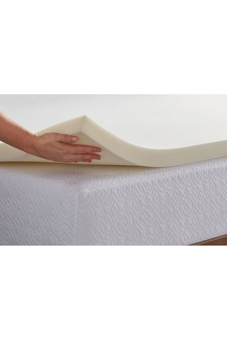 Ecotopper - 10 Cm %100 Visco Hafızalı Soft Sünger Yatak Pedi 10 Cm Visco Sünger