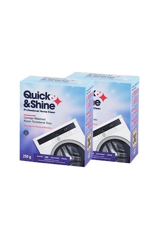 Quick Shine Çamaşır Makinesi Kazan Temizleme Kireç Sökücü Tozu 2 Quick Shine Çamaşır Makinesi Kazan Temizleme Kireç Sökücü Tozu 2
