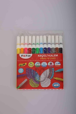 FATİH KEÇELİ KALEM 12 RENK