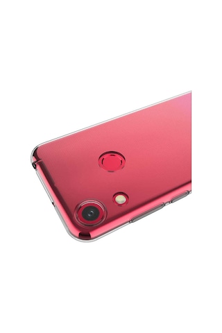 Huawei Honor 8A Kılıf Şeffaf Silikon Hibrit Case Renksiz