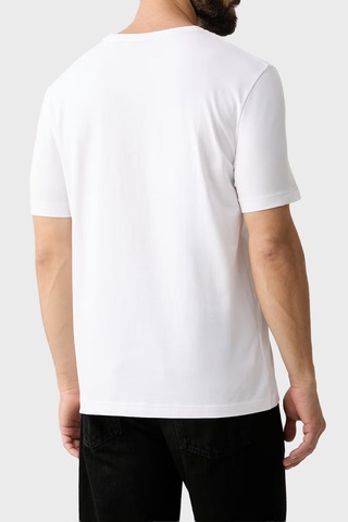 Boss Pamuklu Regular Fit Bisiklet Yaka T Shirt Erkek T Shirt 50566853 100 Beyaz