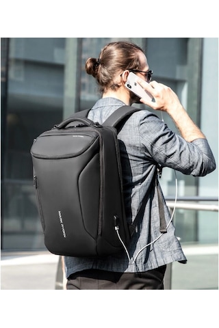 Mark Ryden MR9031 Compacto Pro USB Şarj Portlu Laptop Notebook Sırt Çantası (3 Bölmeli Model)