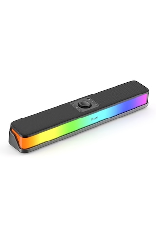 Harmony V2 Rgb Gaming Soundbar 14w Bluetooth Hoparlör Usb + Type-c 6 Ses Modu-siyah