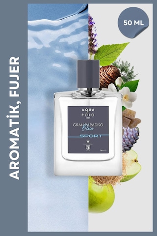 Aqua Di Polo Gran Paradiso Blue Sport Erkek Parfüm EDP 50 ML
