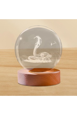 Dolıty Kristal Küre Dekor Taşınabilir Çok Fonksiyonlu Led Çok Renkli