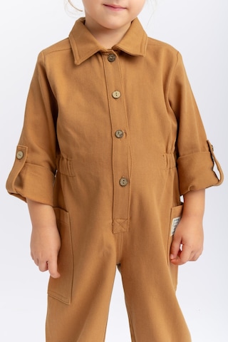 Cigit Gabardin Tulum 2-7 Yaş Taba Taba